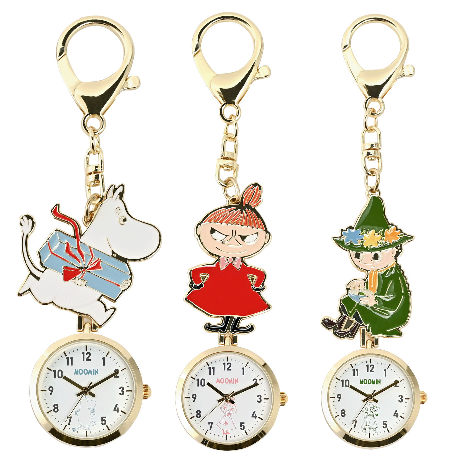 【00－01は次回納期26年3月以降予定】MOOMIN エポキーチェーンウォッチ