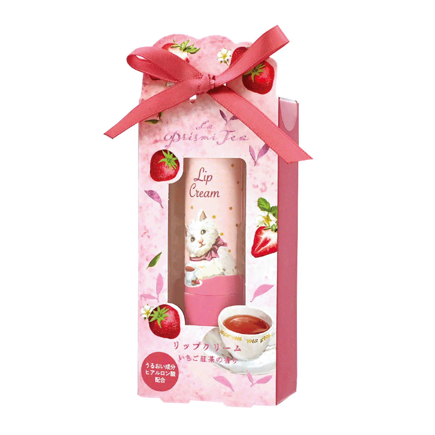 ラプレミティーリップクリーム いちご紅茶の香り