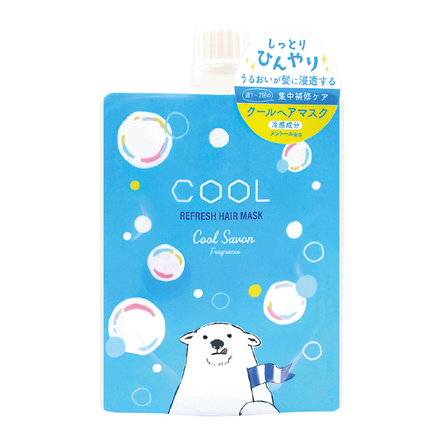 かき氷クールヘアマスク クールシャボンの香り