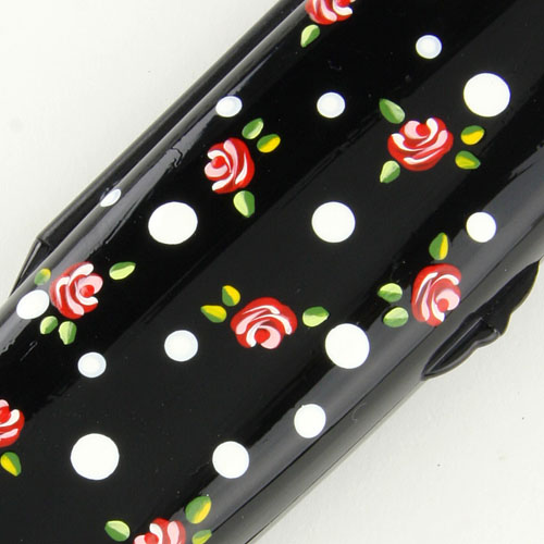 ペイント オーバルケース入り リーディンググラス 水玉バラ - 画像5