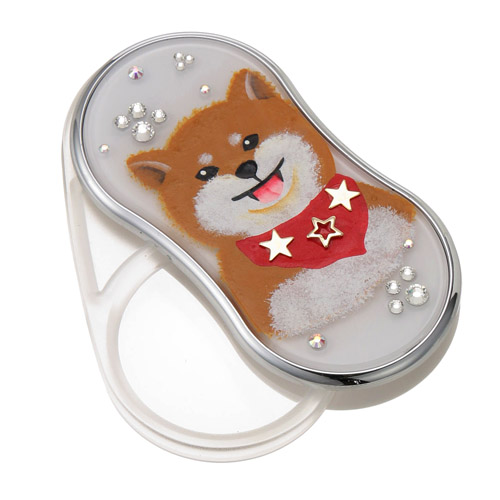 手描きペイント LEDルーペ 柴犬