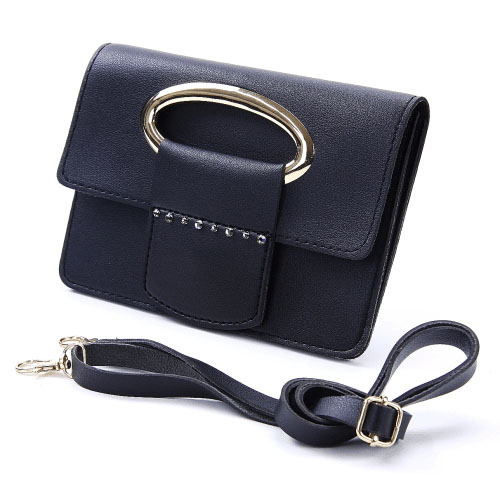 横型オーバル型抜スマホポーチ - 画像2