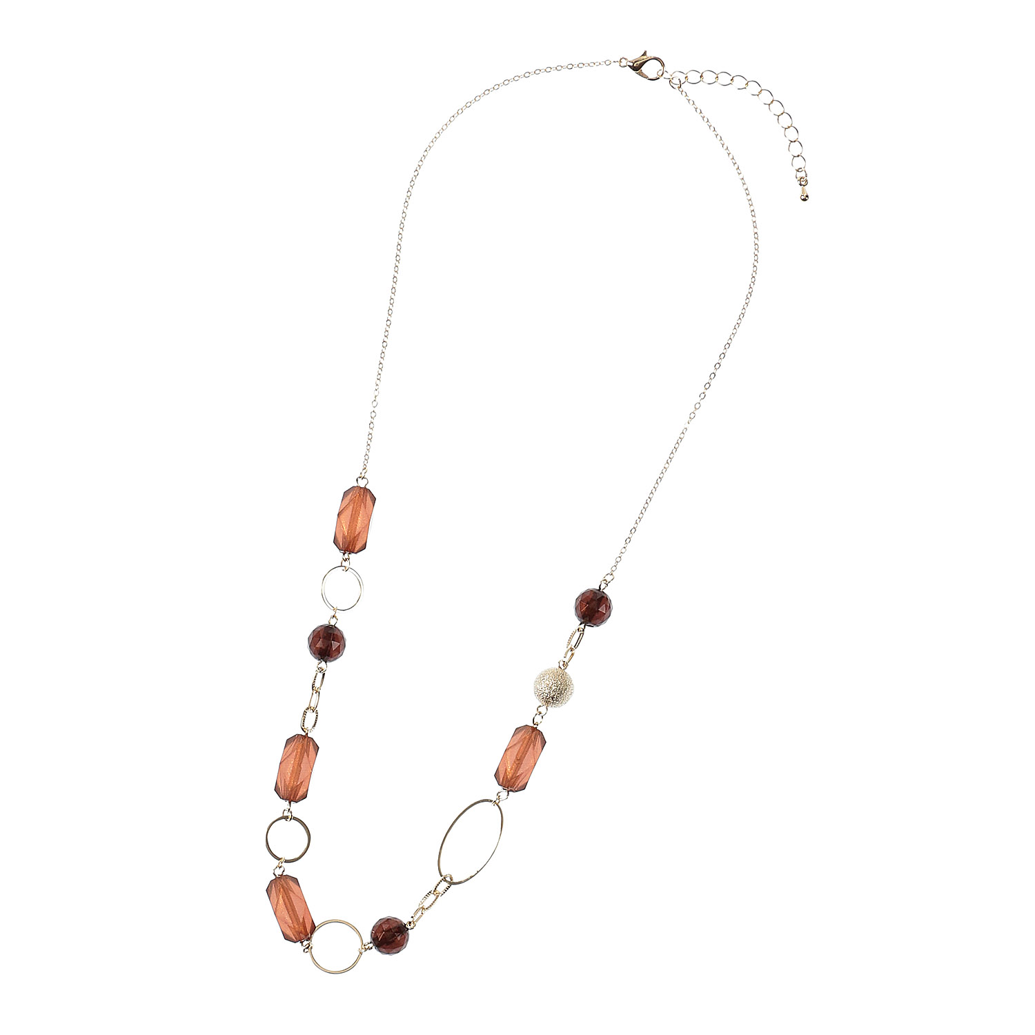 シャインアクリルネックレス