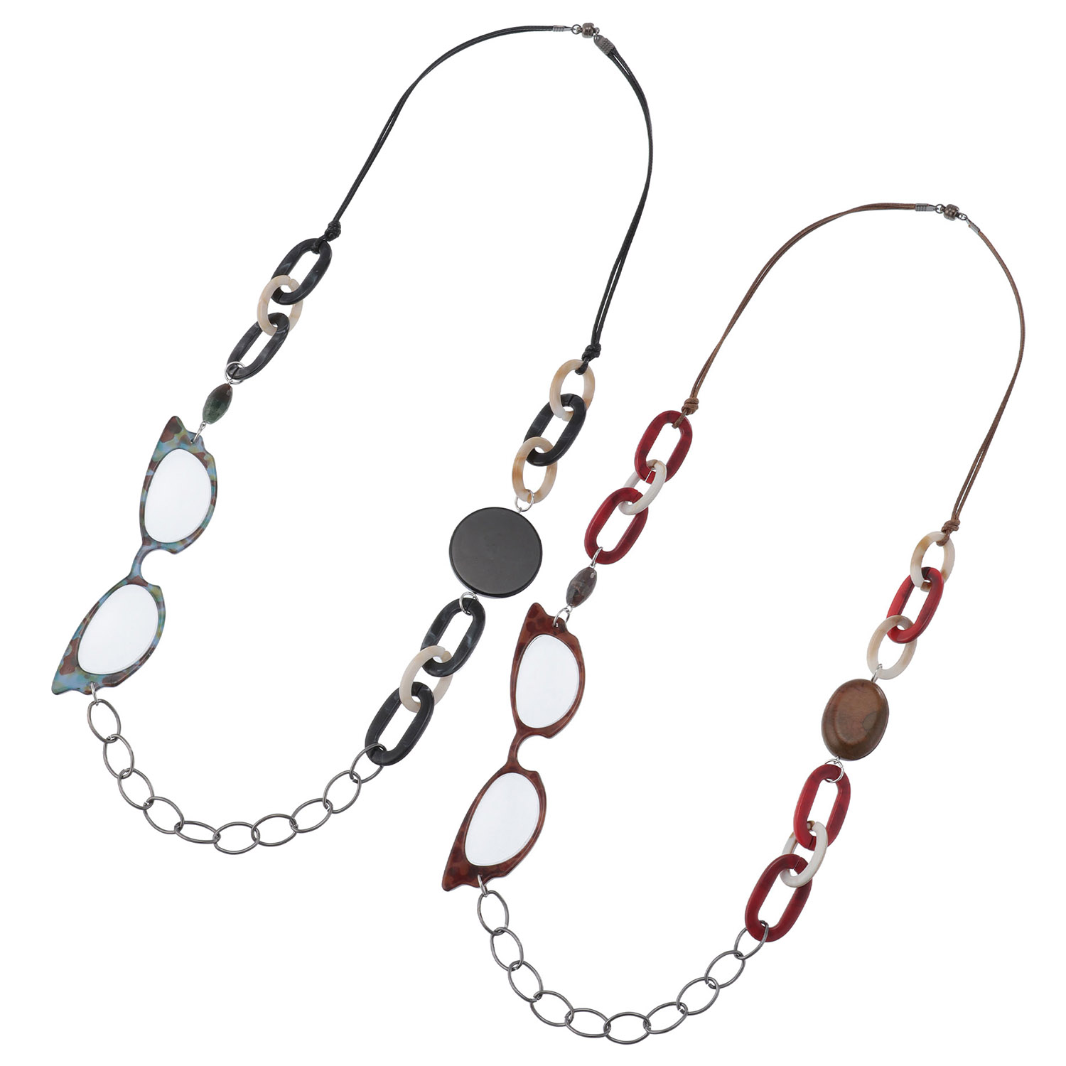 メガネ型ルーペネックレス