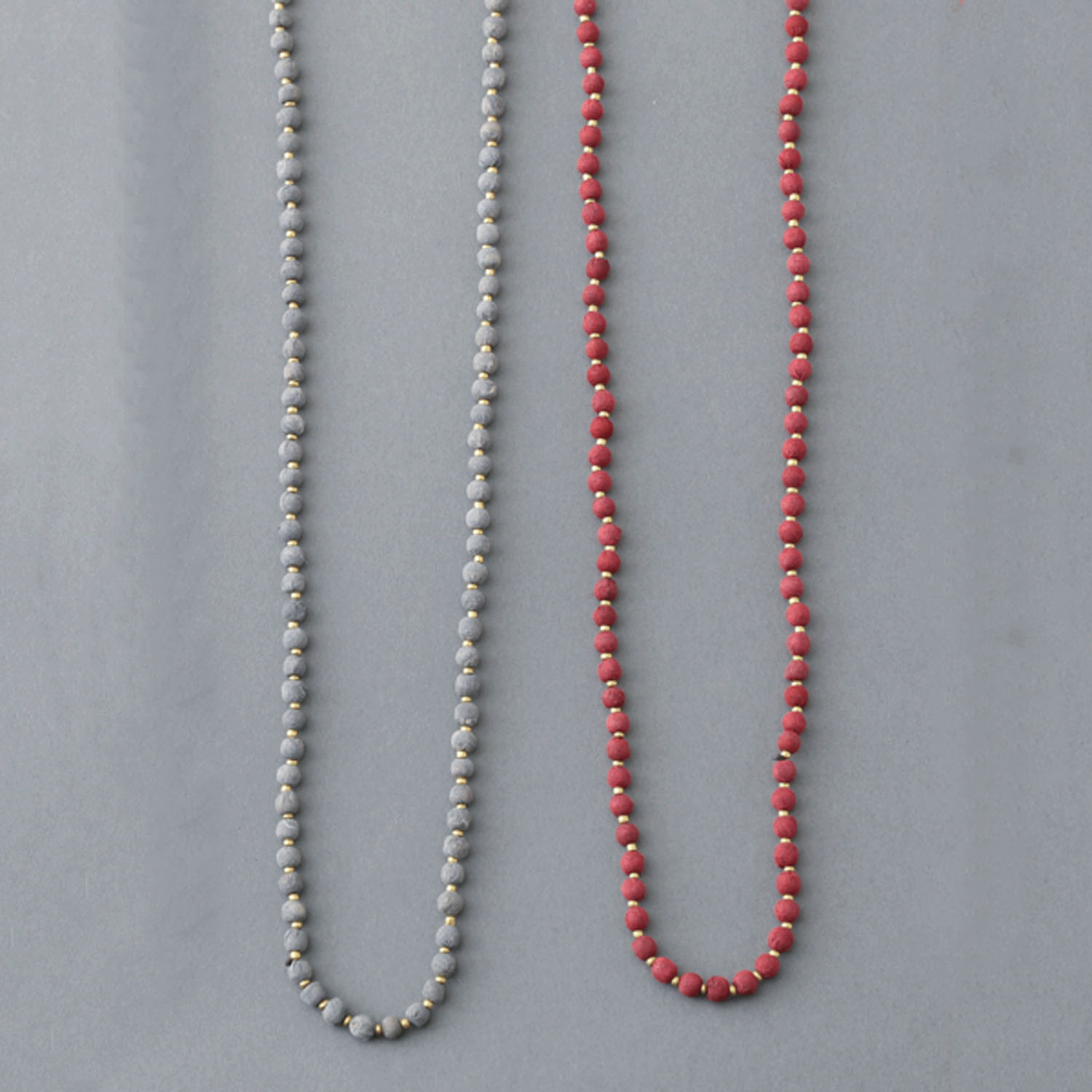 プレーンラリーキルトロングネックレス