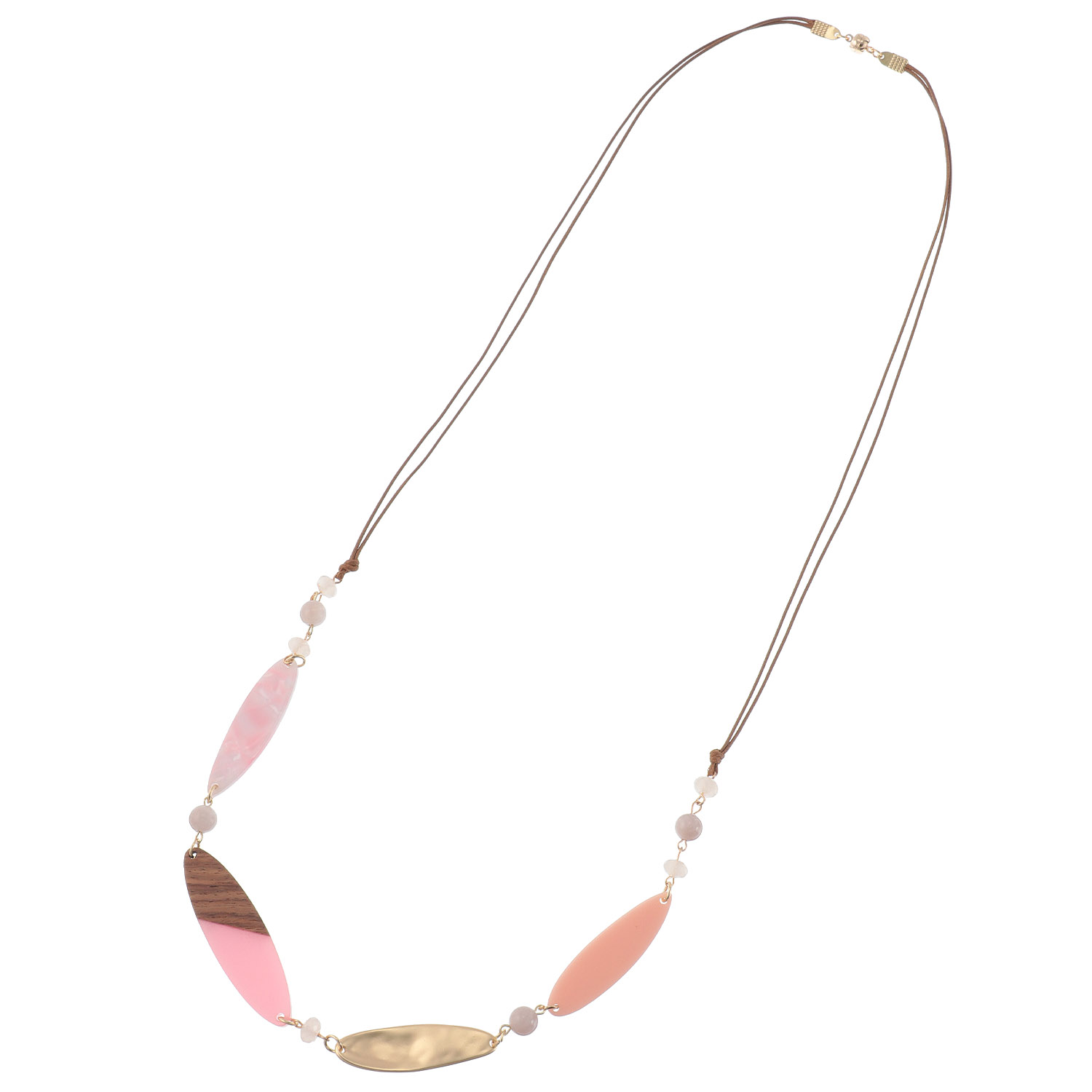 異素材MIXマグネットネックレス