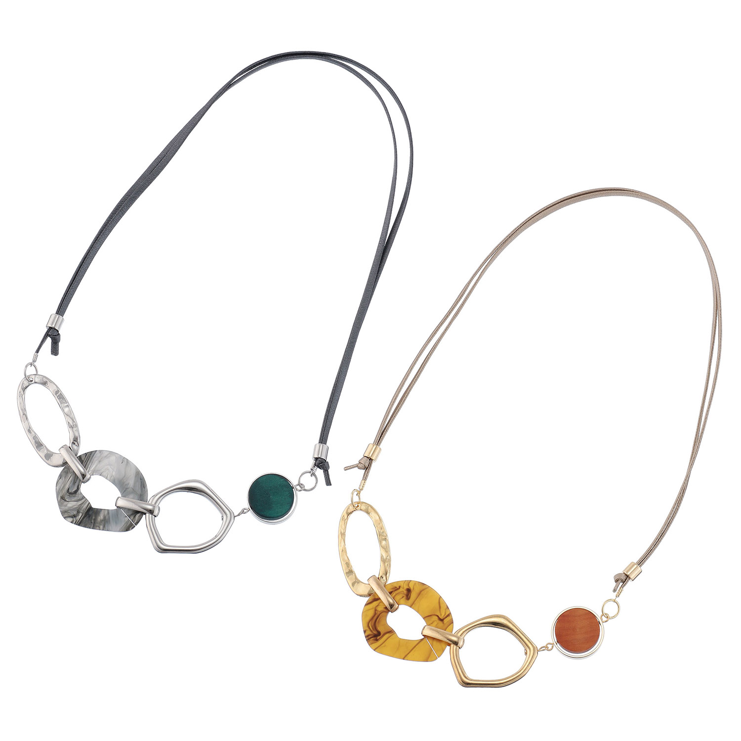 異素材ネックレス