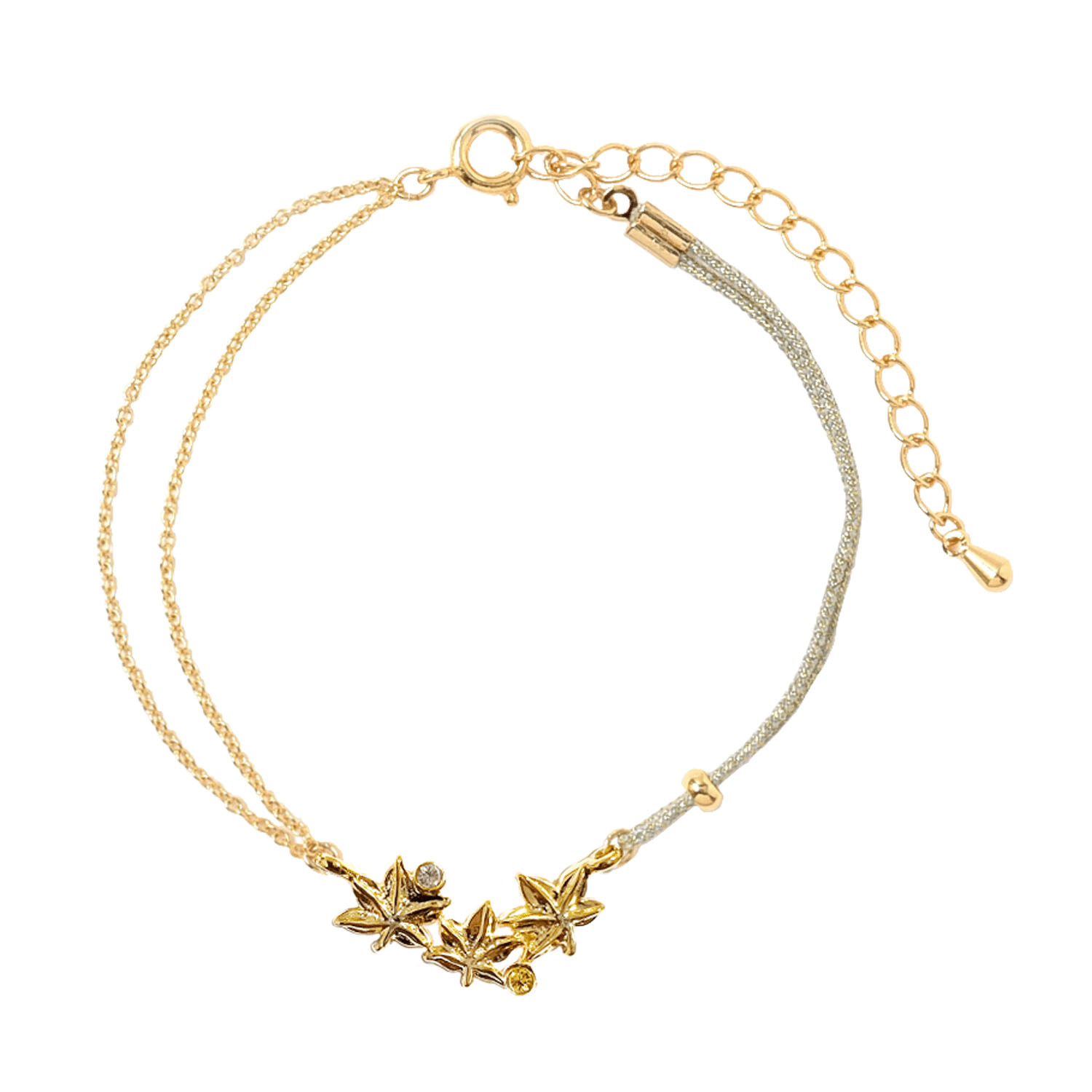 静電気軽減 紅葉チャームブレス - 画像5