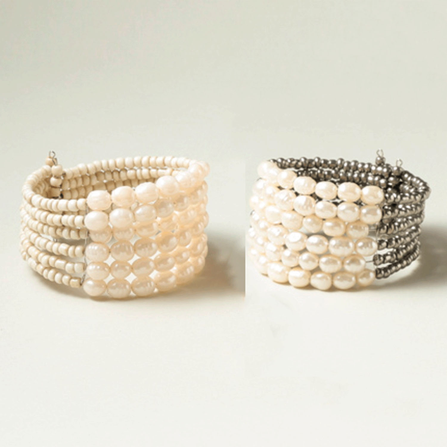 パールビーズブレスレット