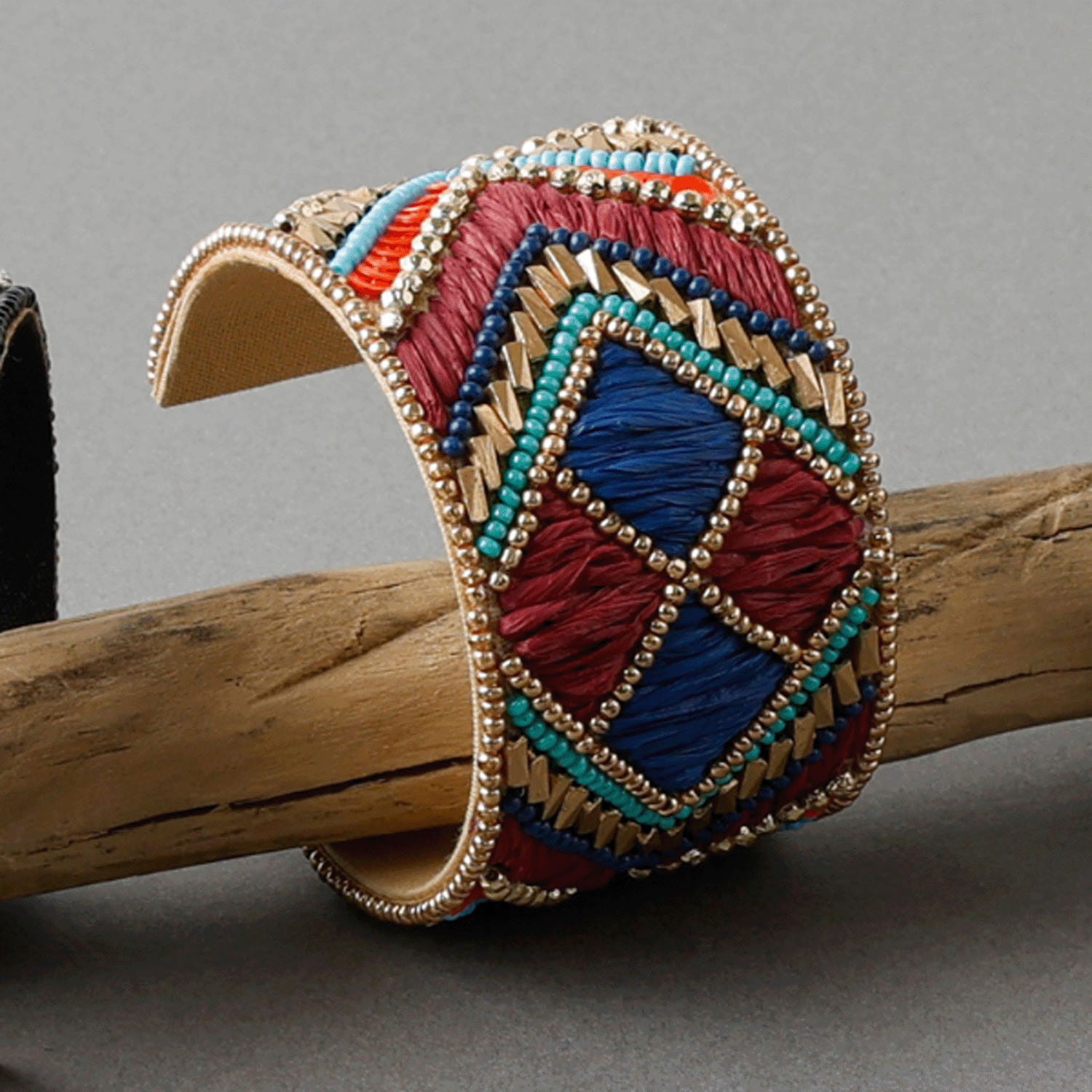 ビーズカフバングル