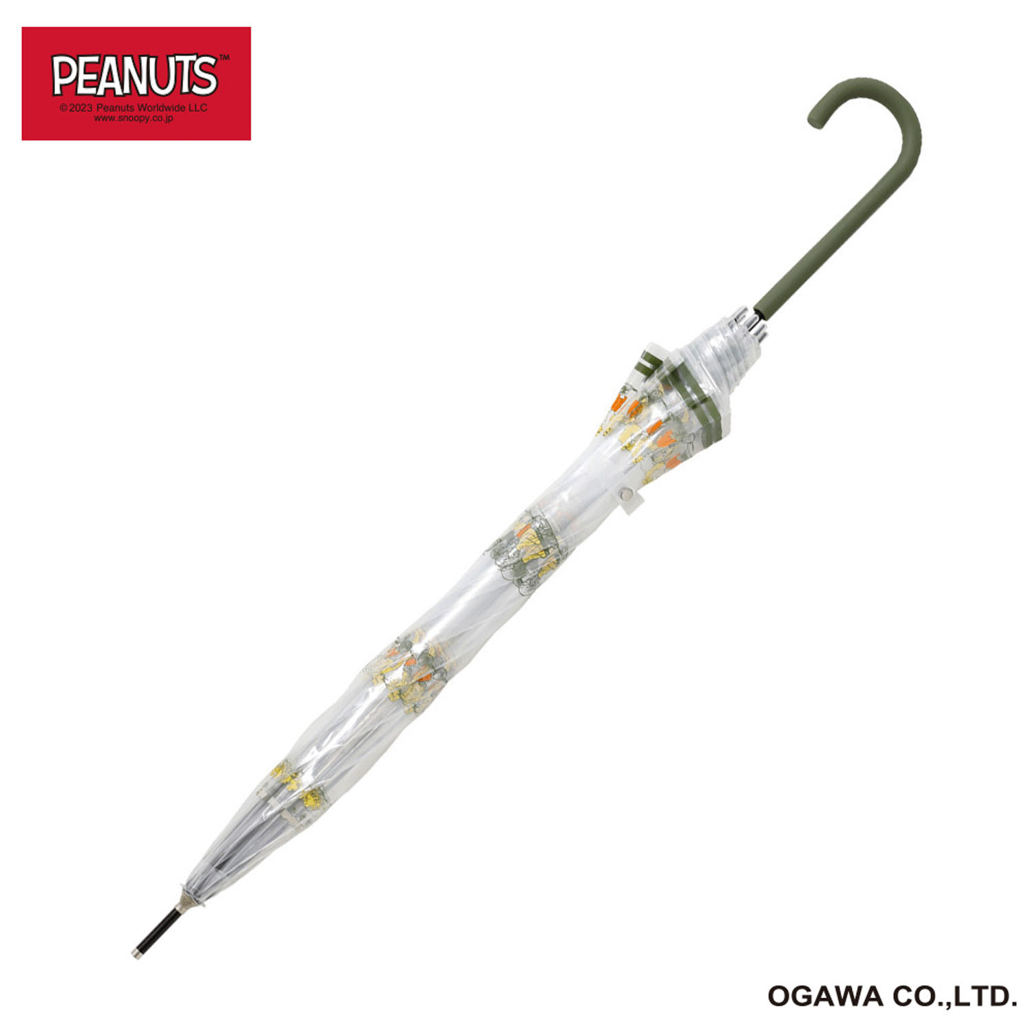 スヌーピー キャラクタービニール長傘 「整列」 - 画像3