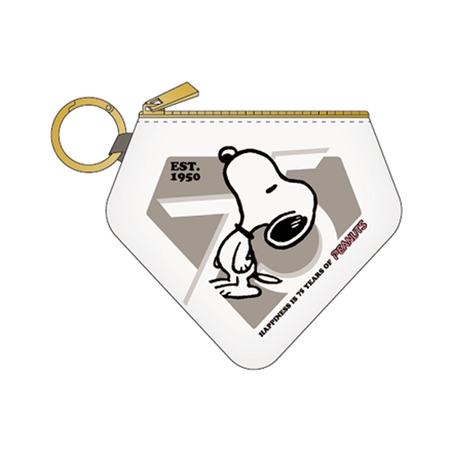 スヌーピー ダイヤモンドーチ 75th グレー