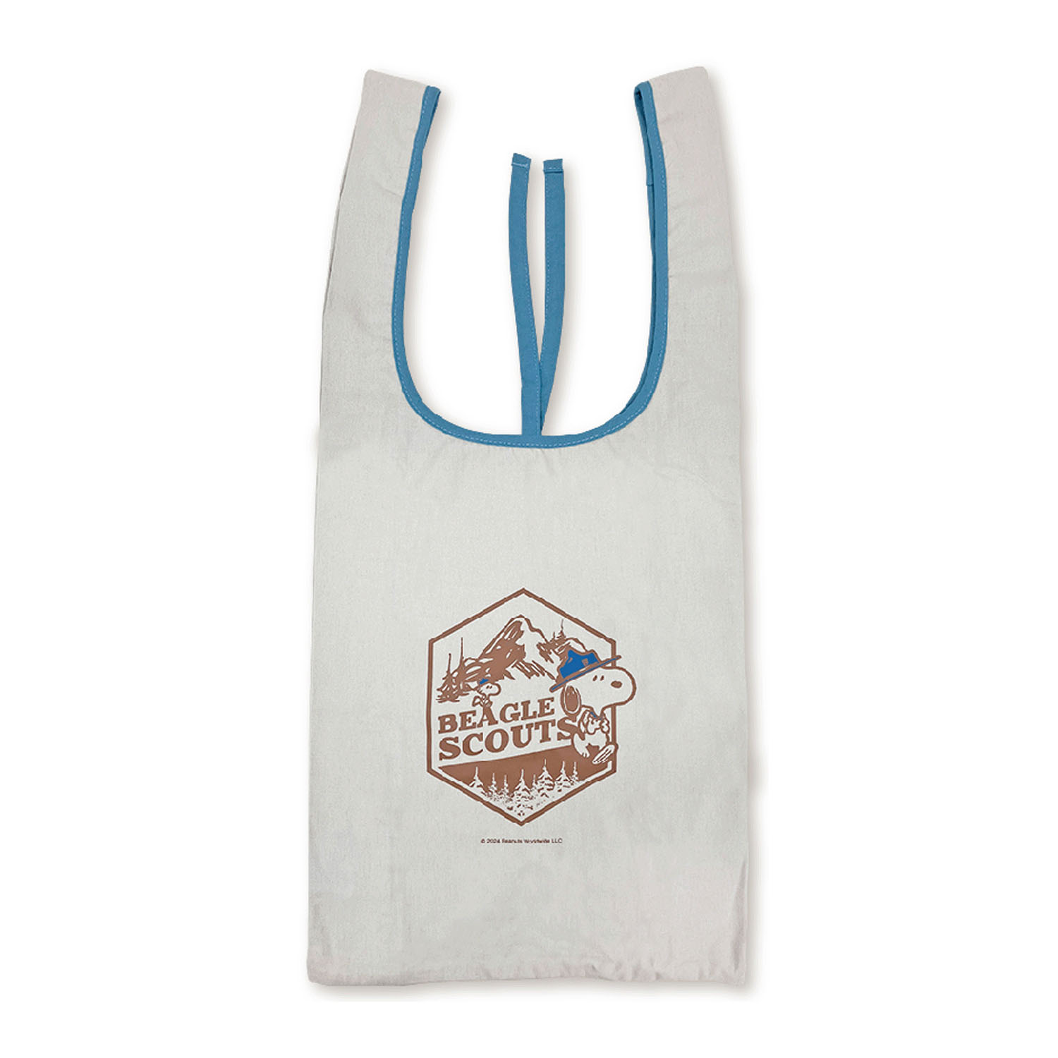 SNOOPY 肩掛けマルシェバッグ GY ビーグル・スカウト