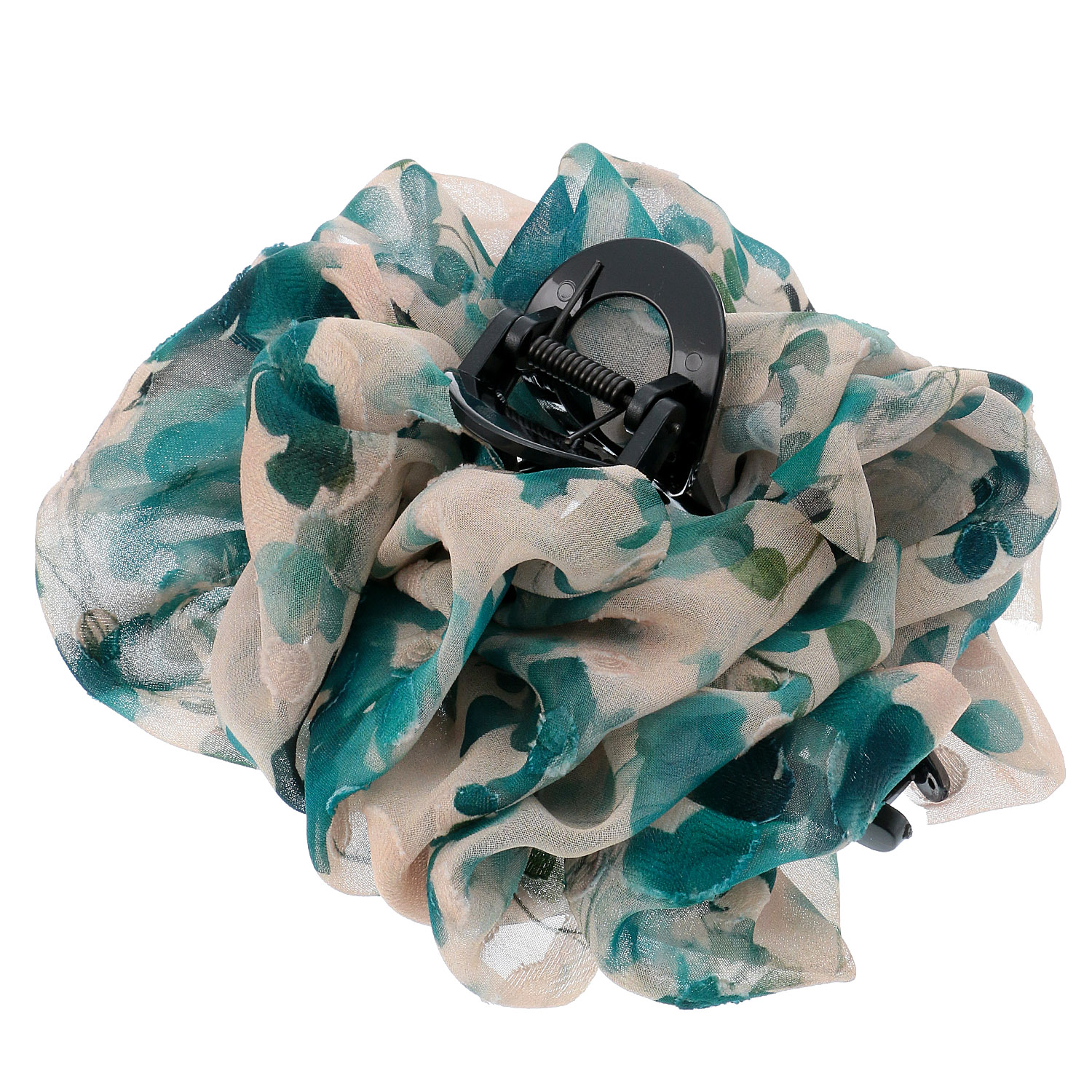 花柄シフォンバンスクリップ - 画像4