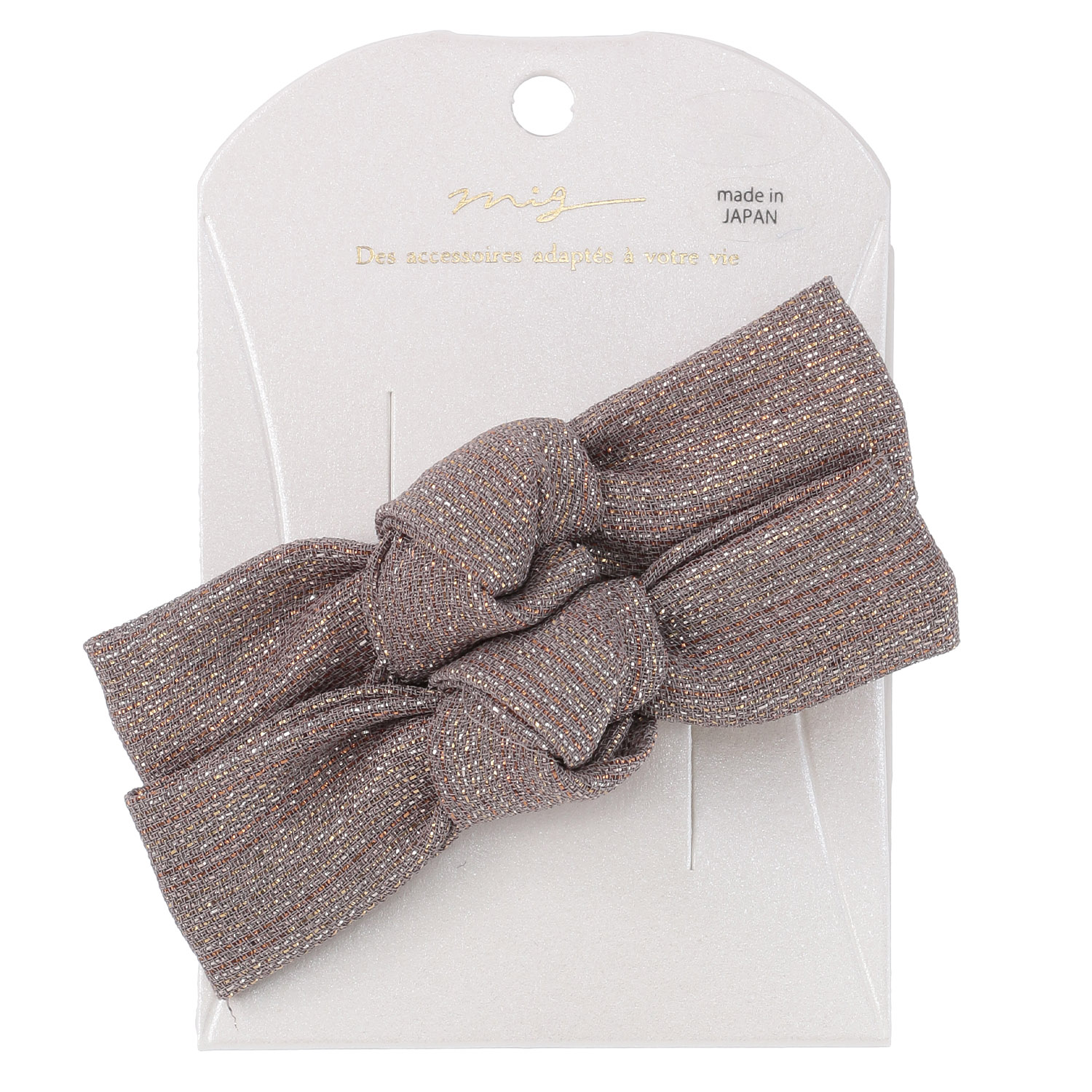 ラメリボンヘアクリップ