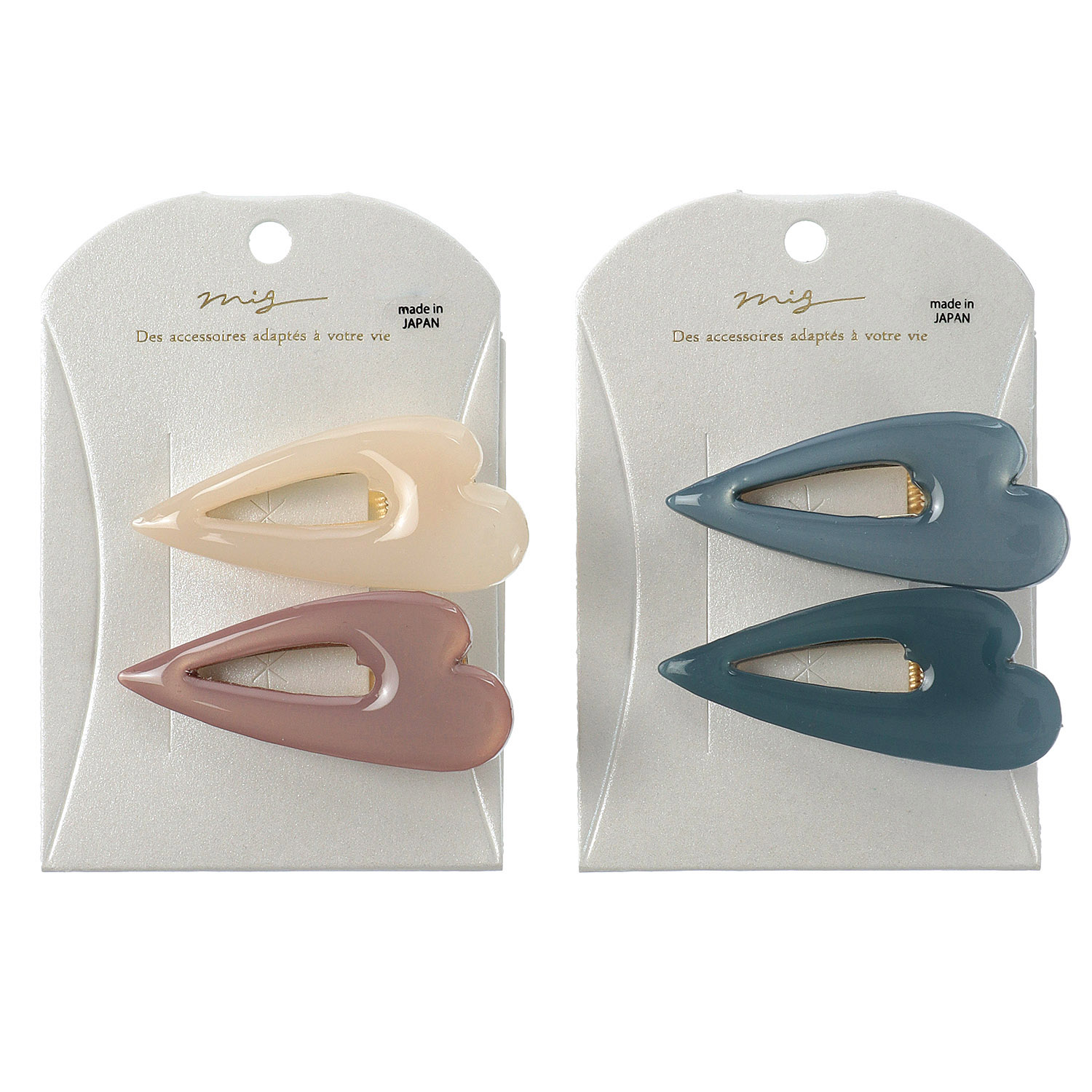 いびつハートクリップ