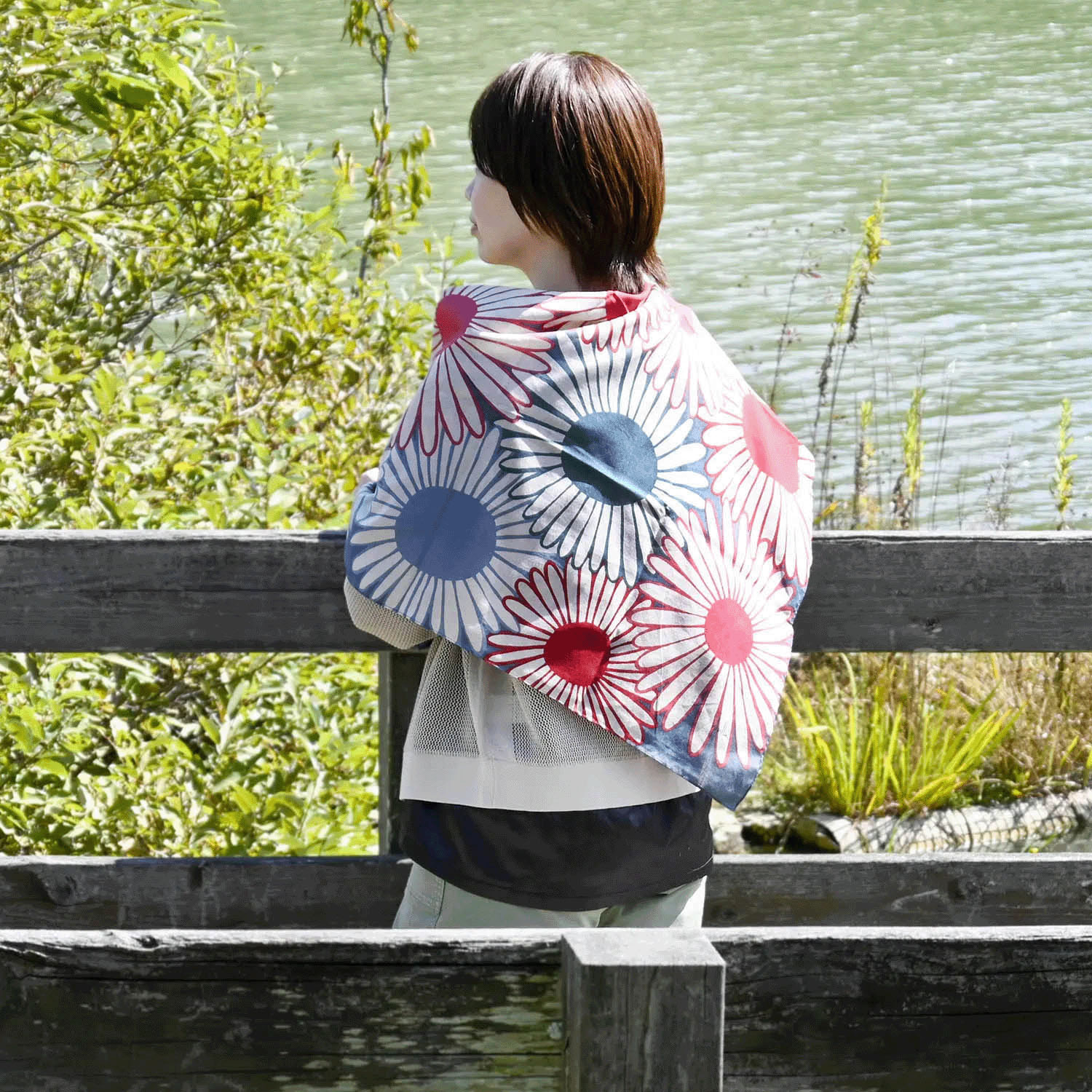 シビラ綿二四巾風呂敷 ヒラソル - 画像5