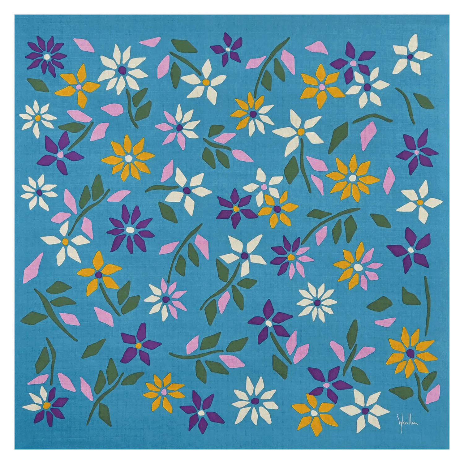 シビラ綿二巾風呂敷 シルベストレー - 画像3