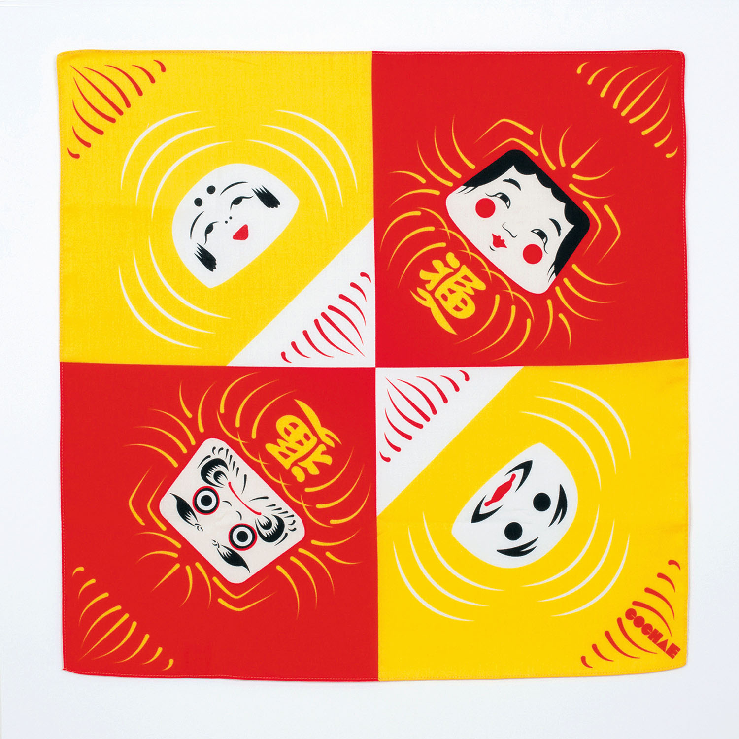 風呂敷48巾 福コチャエ だるま