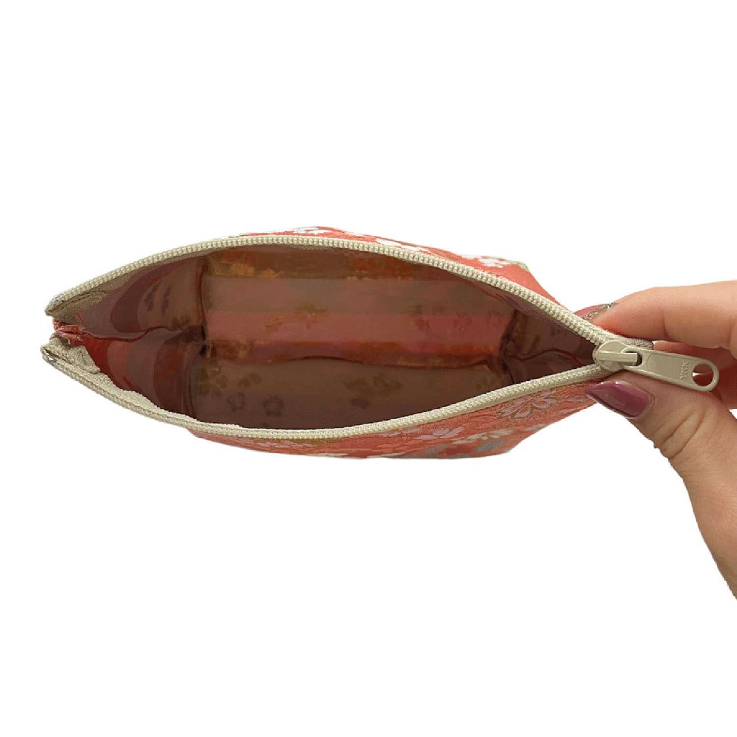 金襴マチ付ポーチ - 画像3