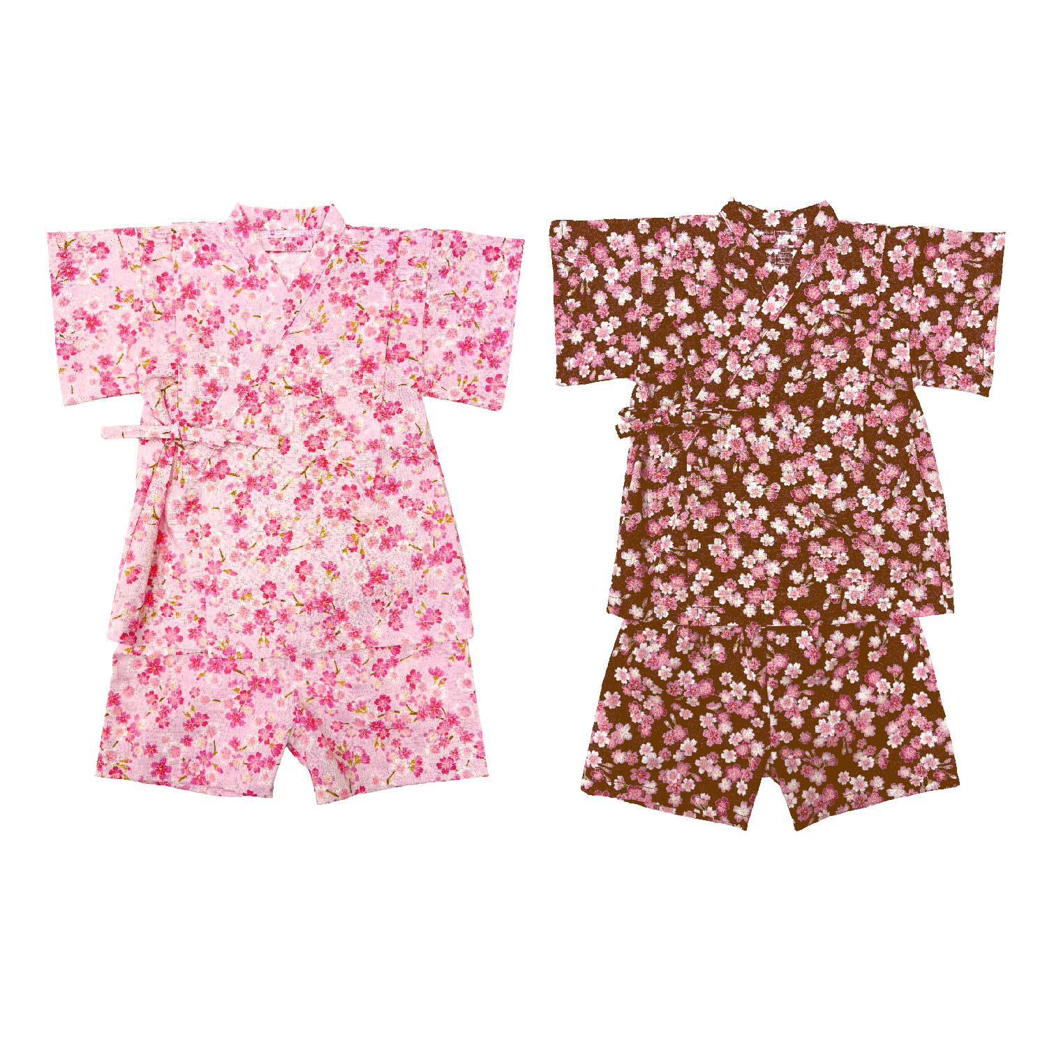 子供用甚平 小桜柄