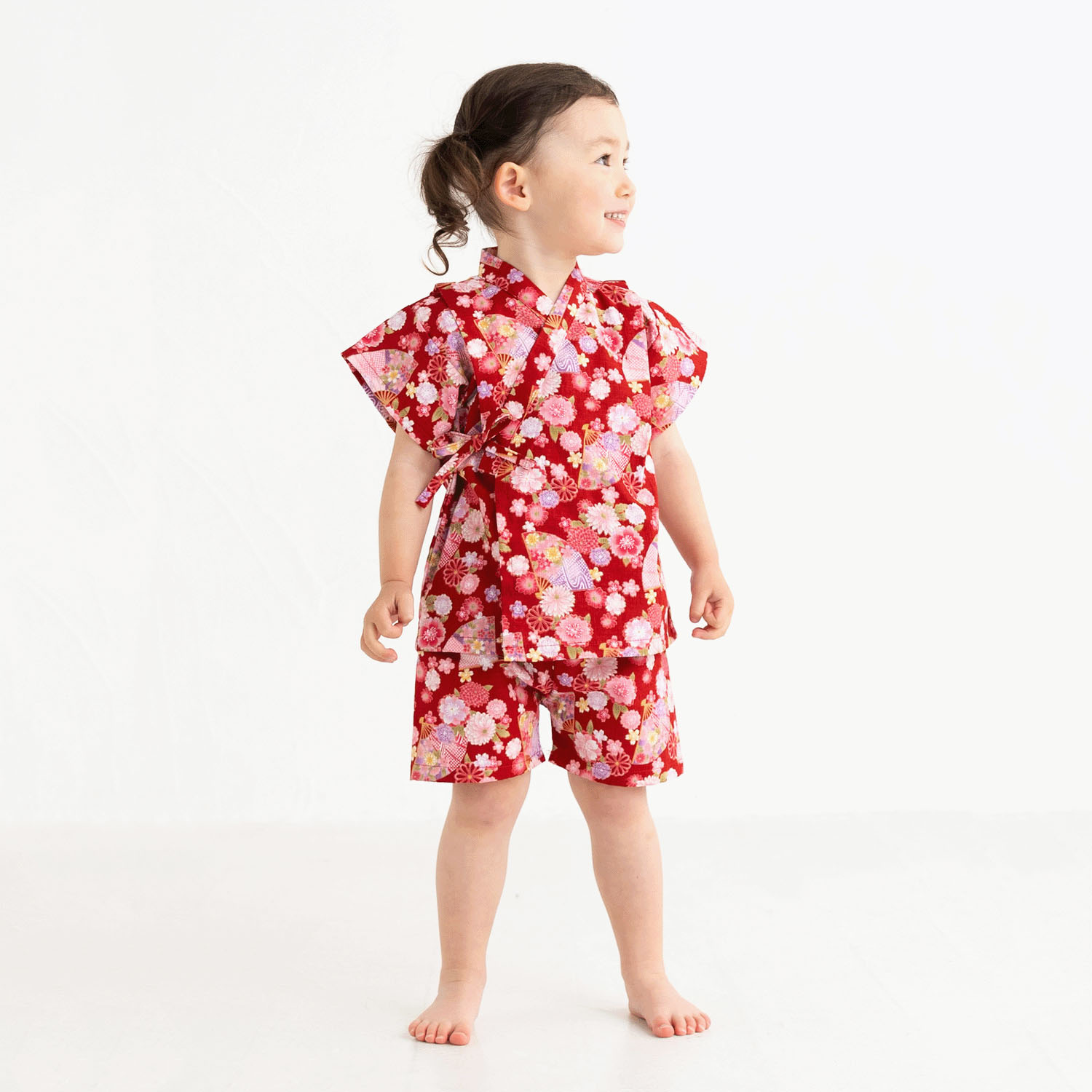 子供用甚平 扇子柄 - 画像3