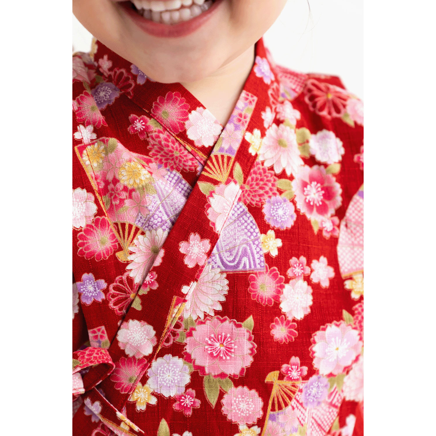 子供用甚平 扇子柄 - 画像4