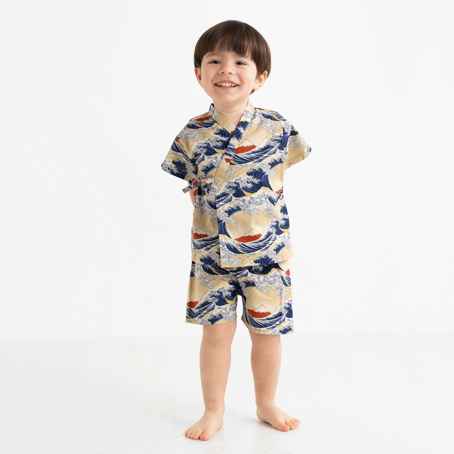 子供用甚平 富士山柄 - 画像3