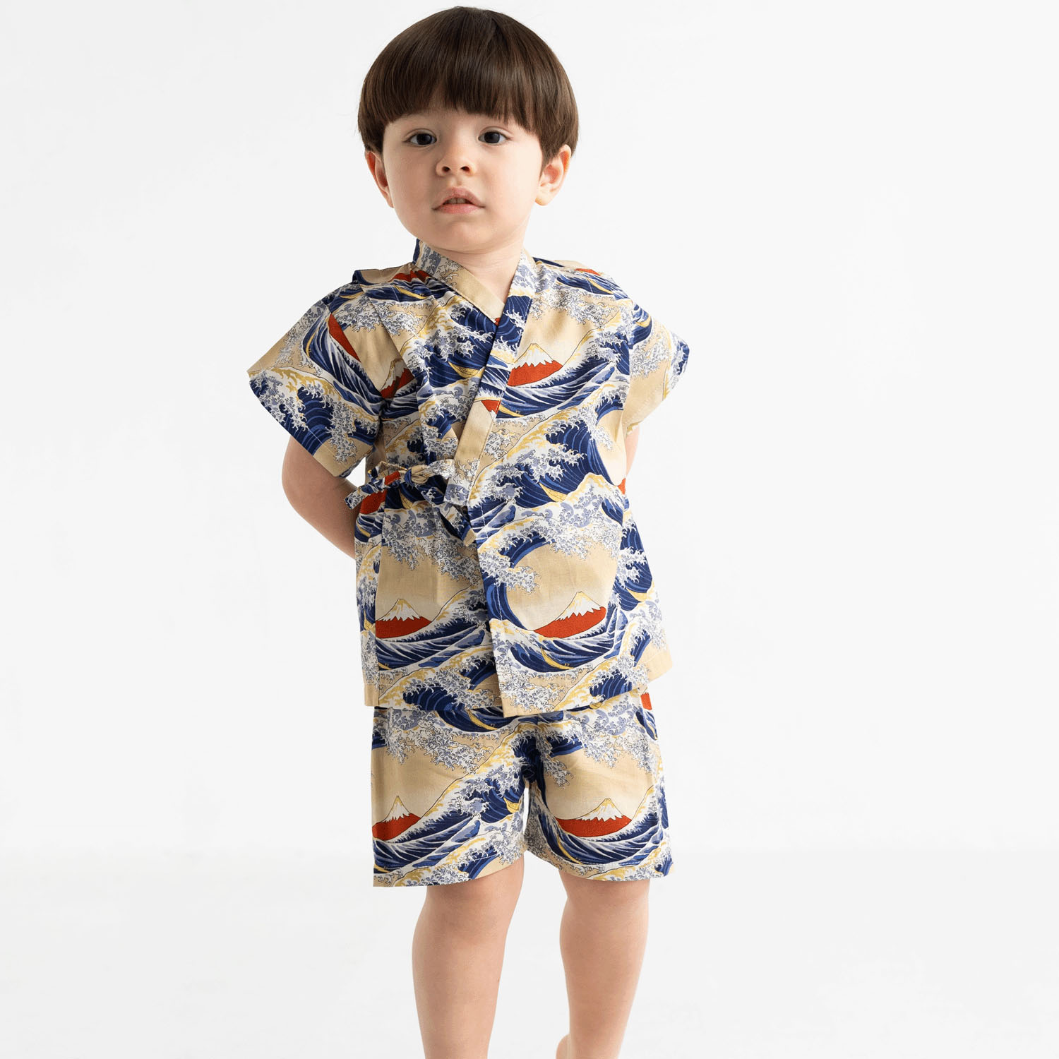 子供用甚平 富士山柄 - 画像4