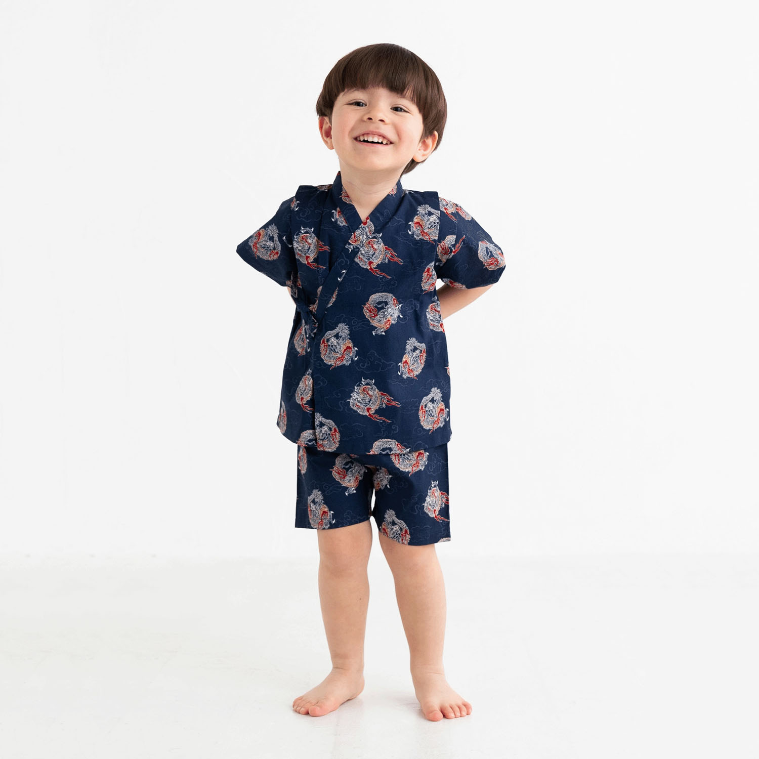 子供用甚平 龍柄 - 画像9