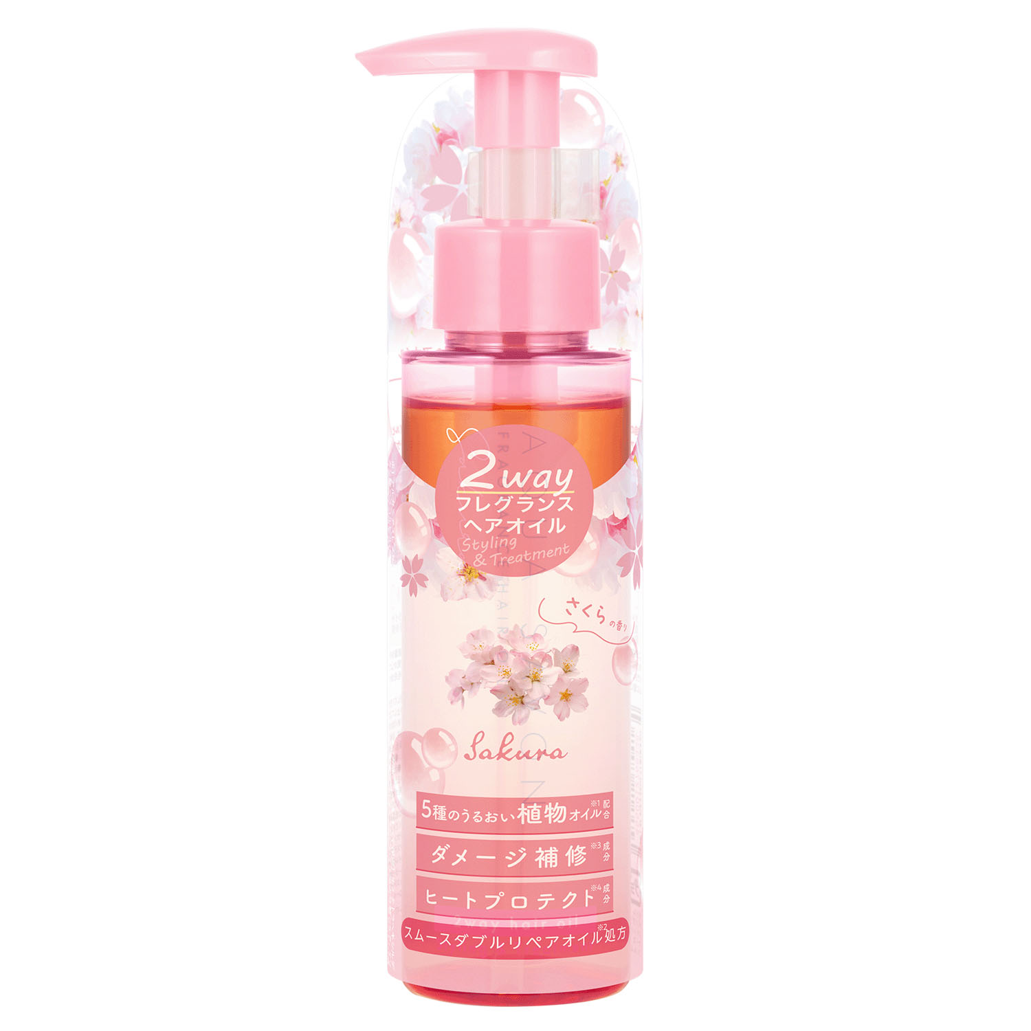 フレグランスヘアオイル サクラフローラルの香り（24S） 95ml