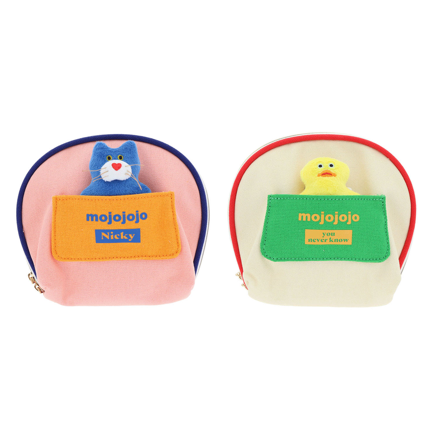 mojojojo ぬいぐるみバッジ付きポーチ