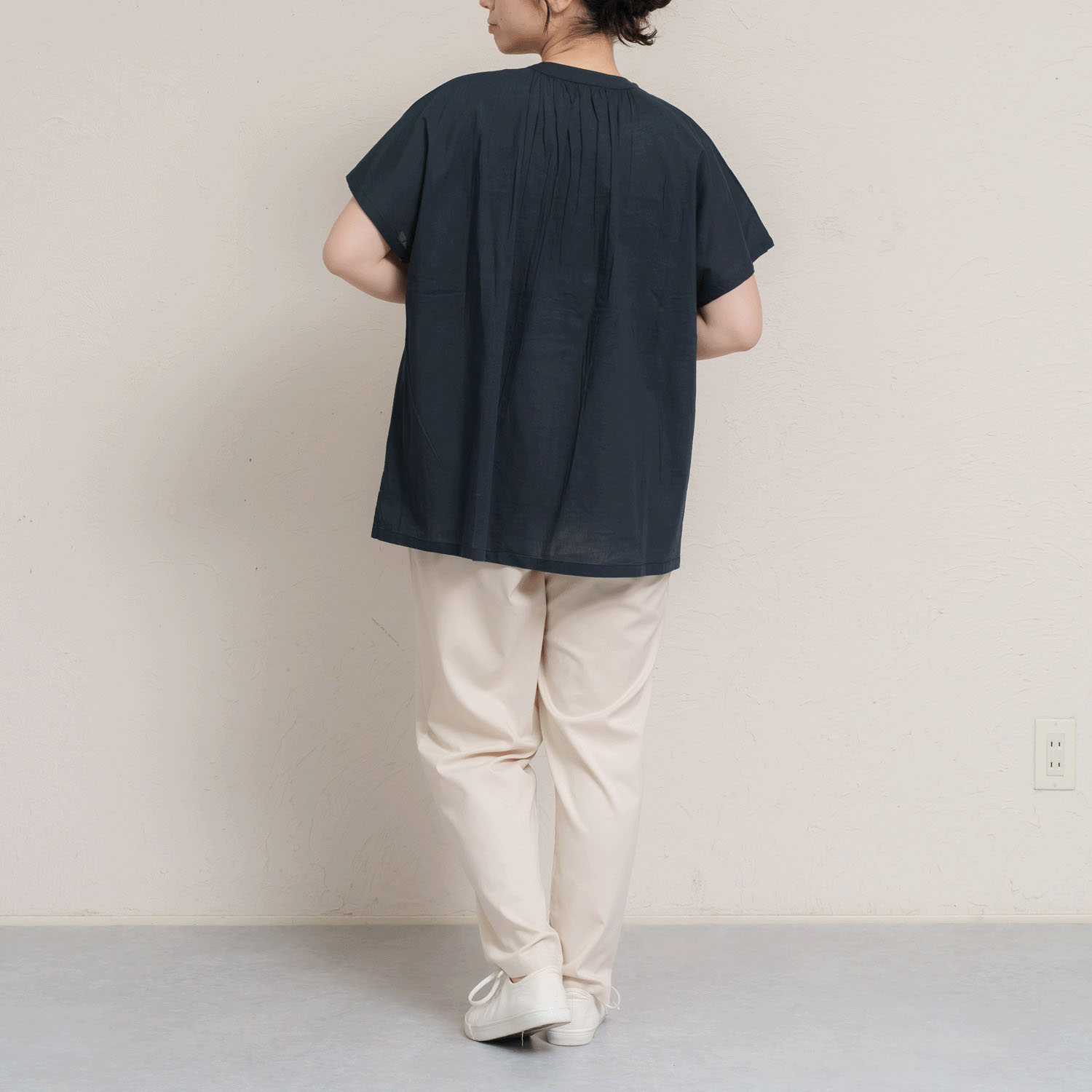 インドコットンレース付き前開きブラウス - 画像13