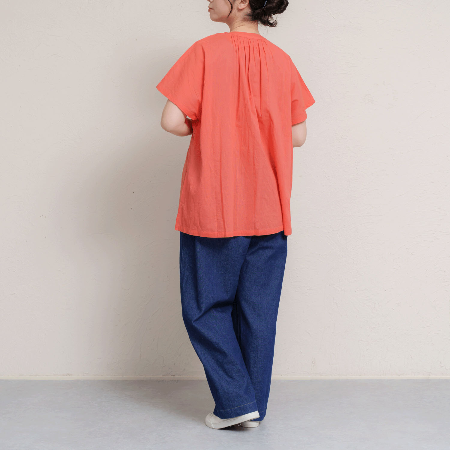 インドコットンレース付き前開きブラウス - 画像18