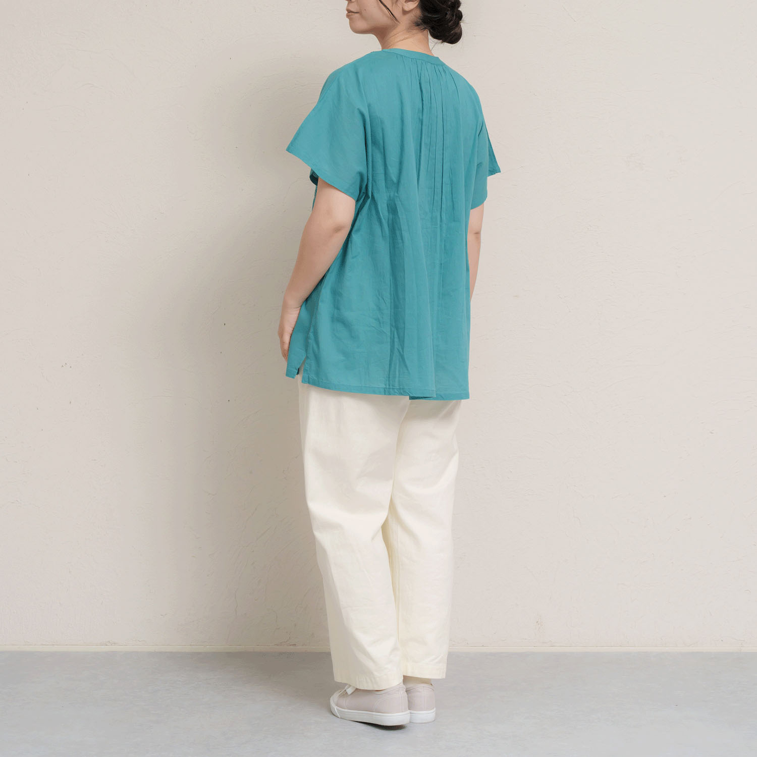 インドコットンレース付き前開きブラウス - 画像27