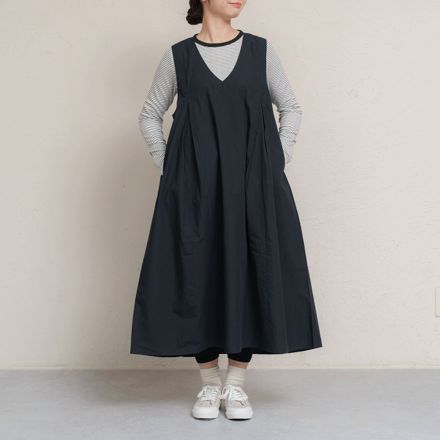 ボックスタックジャンスカワンピース - 画像2