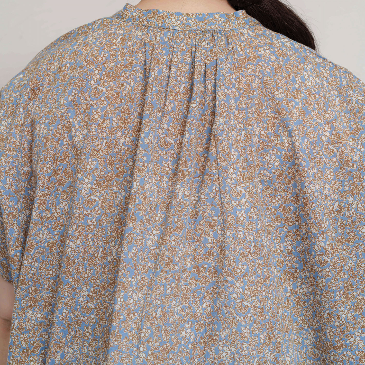 コットンボイル前開きプリントブラウス - 画像20