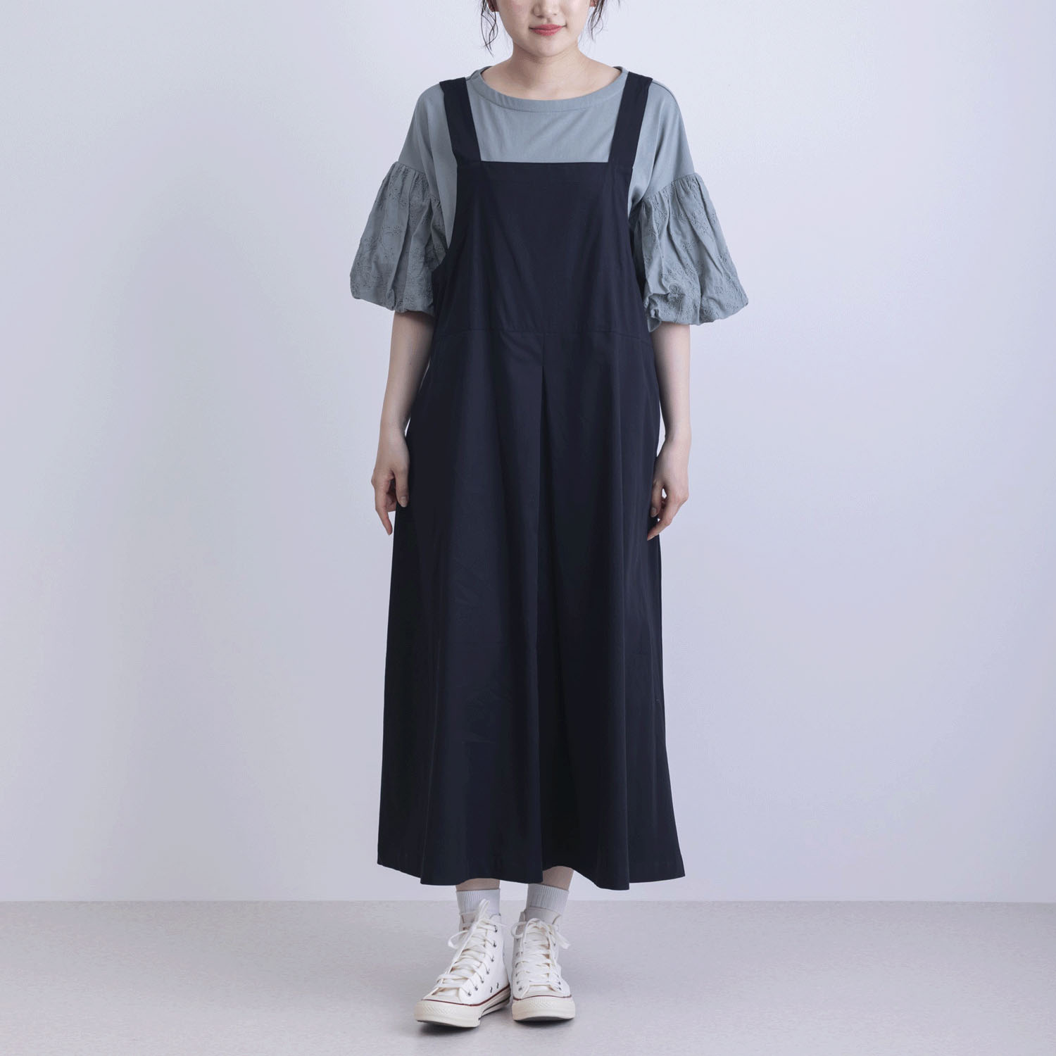 コットンツイルジャンスカワンピース