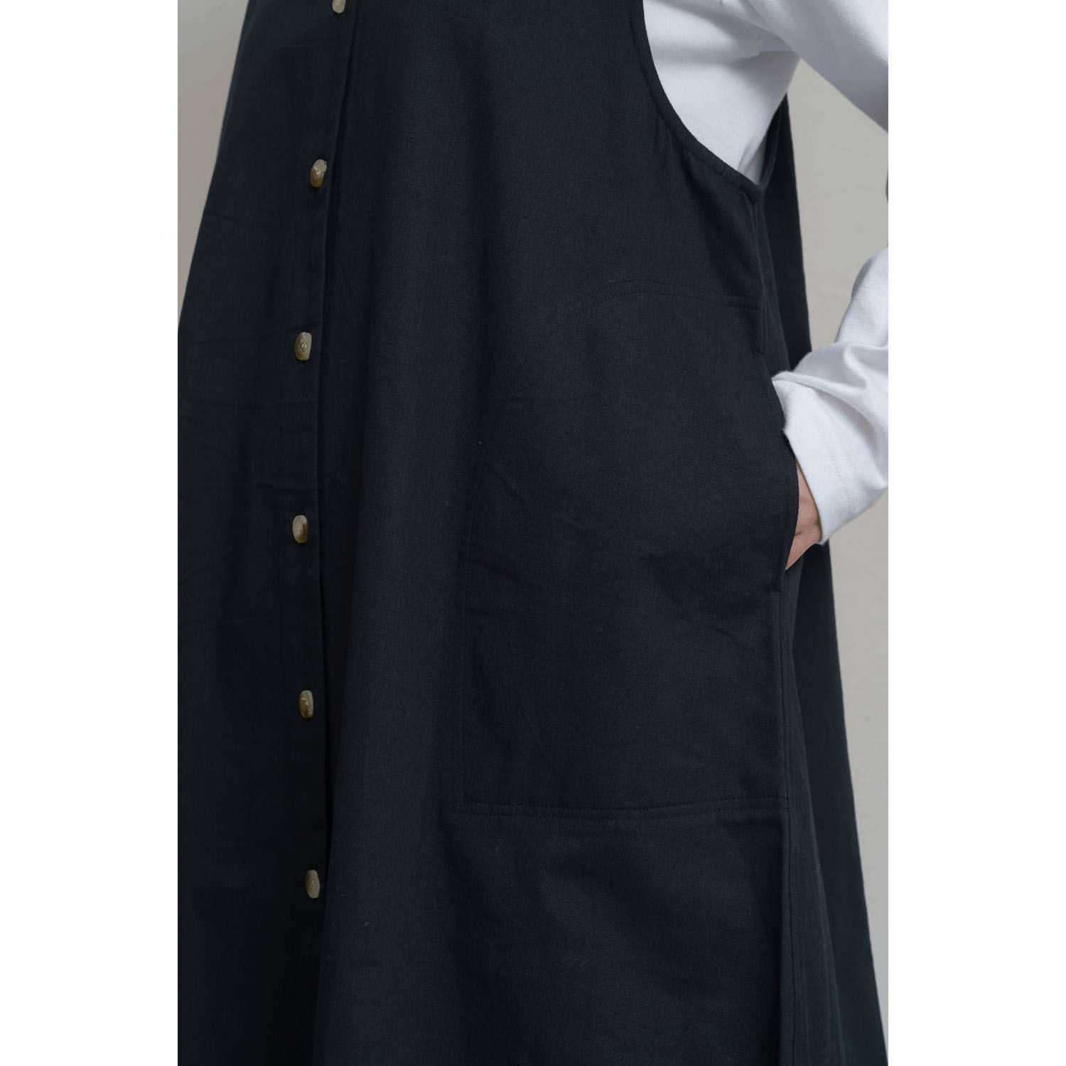 コットンツイルジレワンピース - 画像6