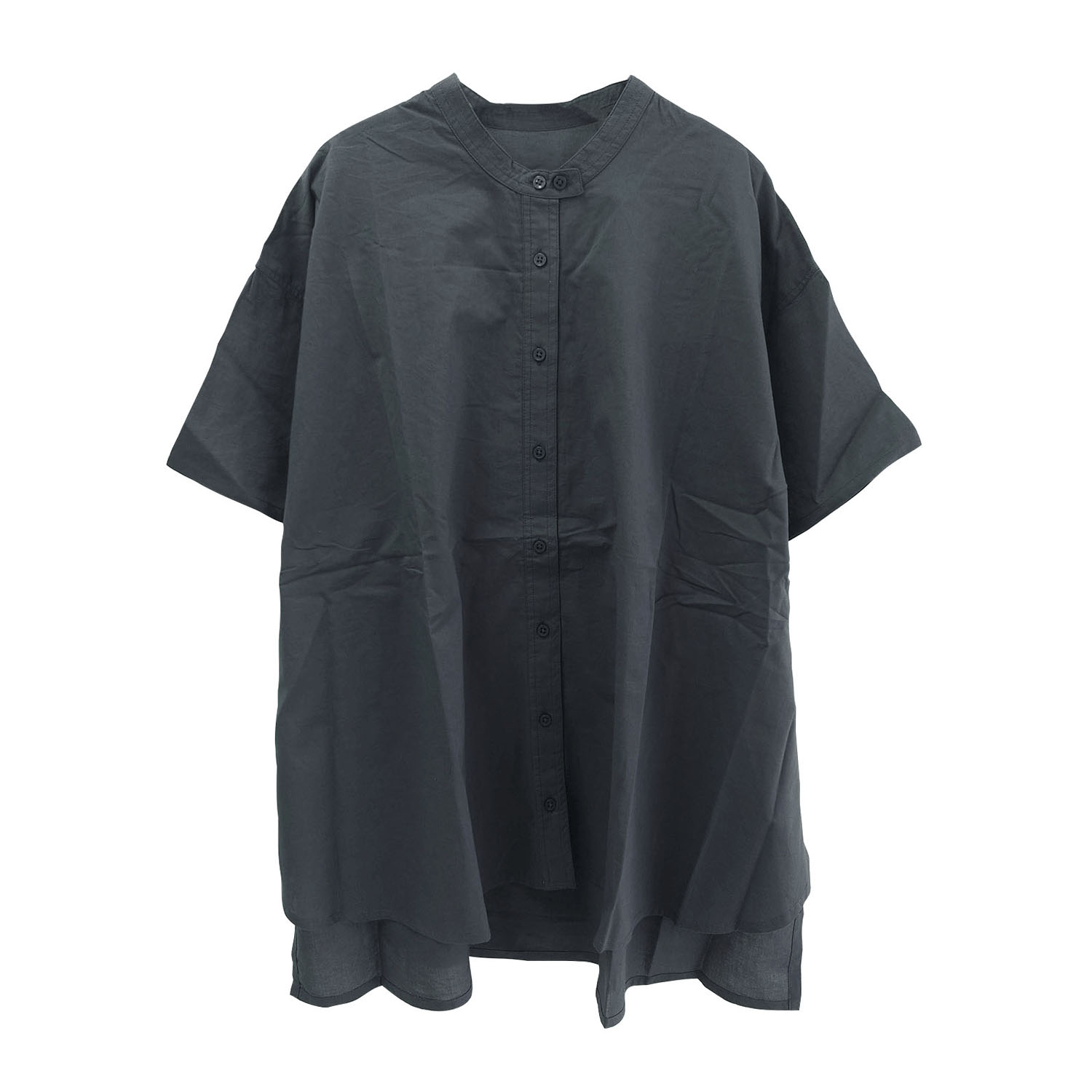 無地チュニック丈前開き5分袖ブラウス - 画像23