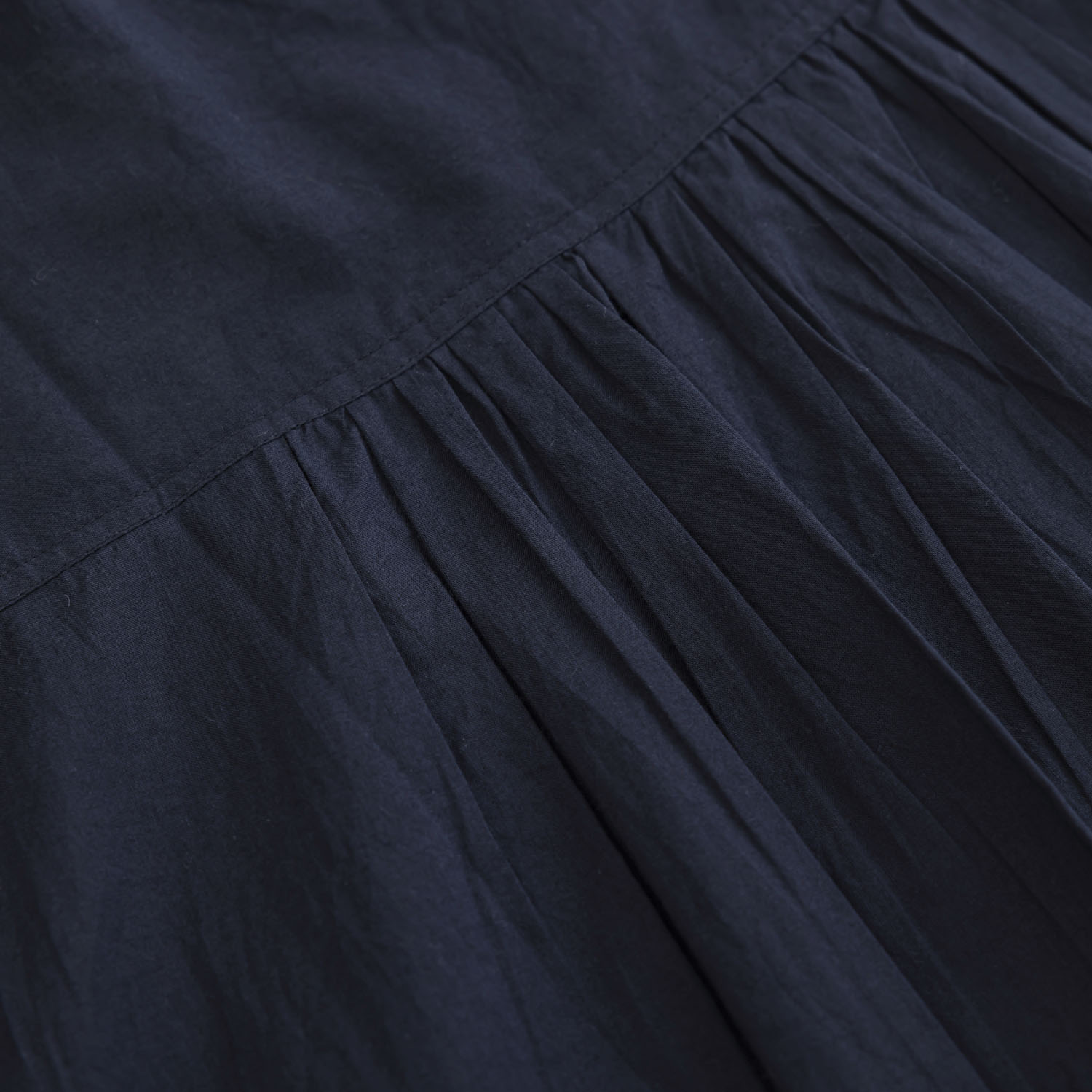 無地チュニック丈前開き5分袖ブラウス - 画像6