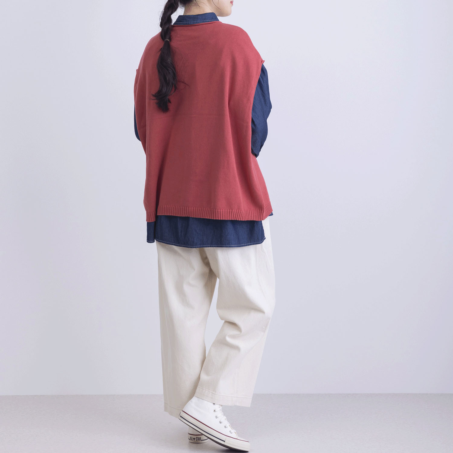 綿ニットベスト - 画像19