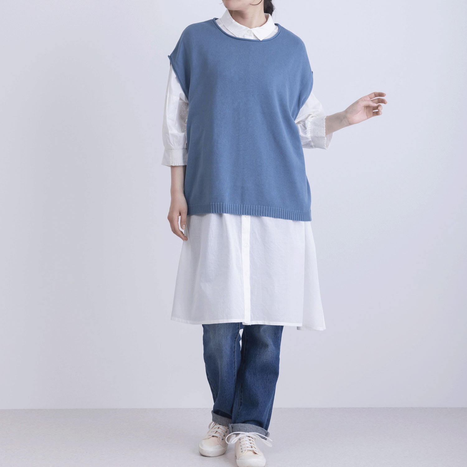 綿ニットベスト - 画像25