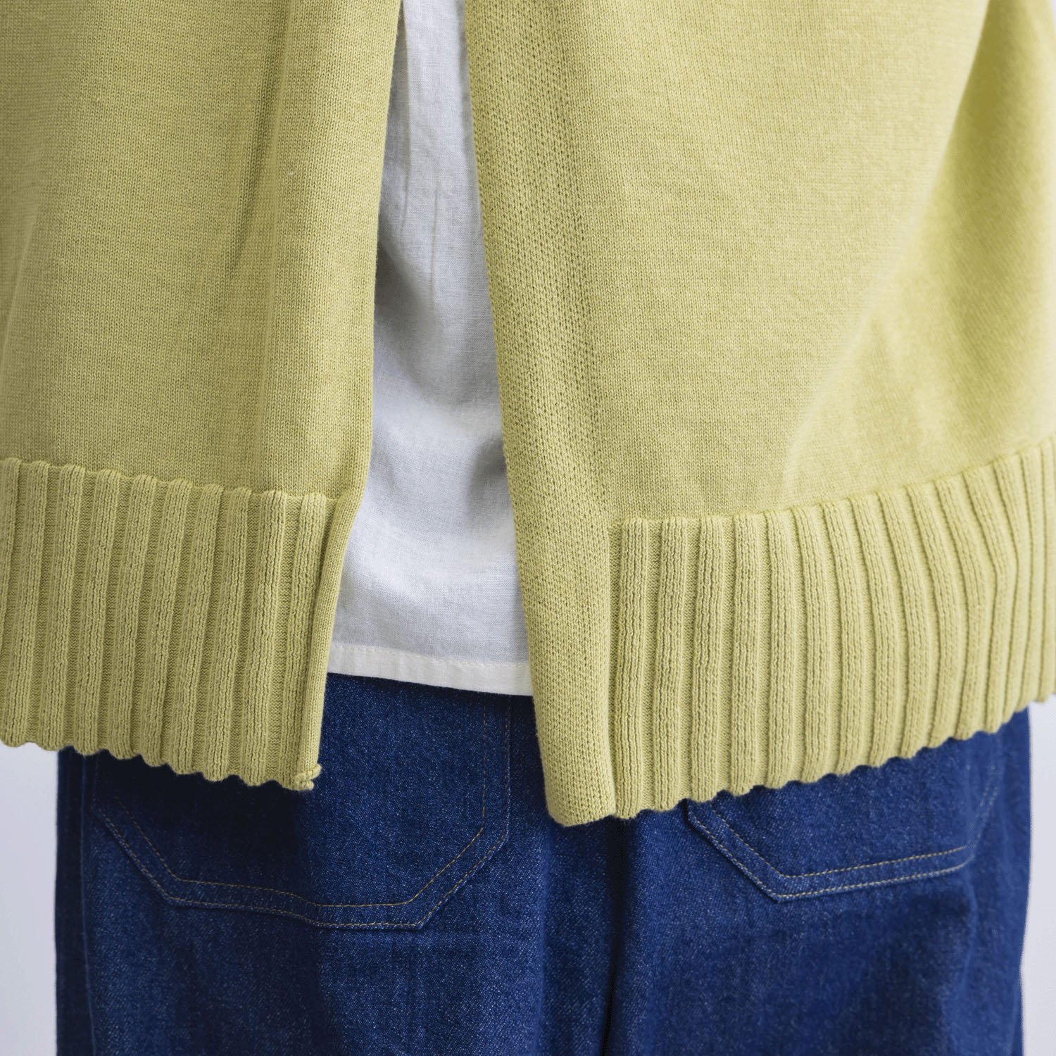 綿ニット前後2WAYベスト - 画像24