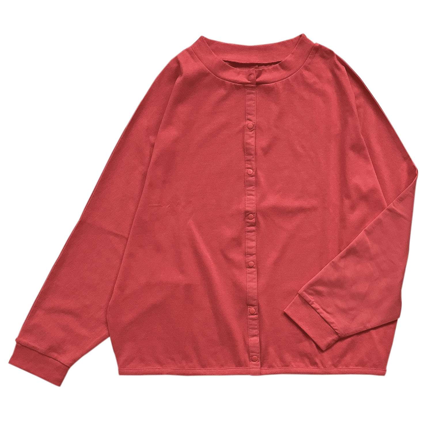 T／Cピーチ起毛布帛使いカーディガン - 画像21