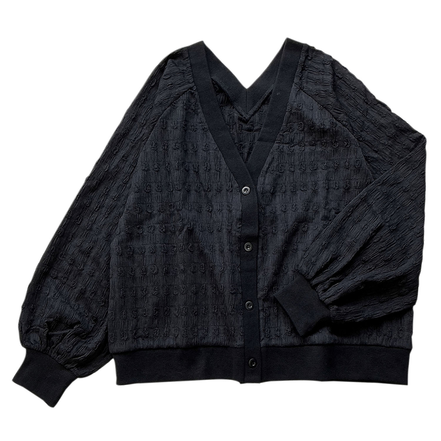 フクレ織りジャガード羽織り - 画像6