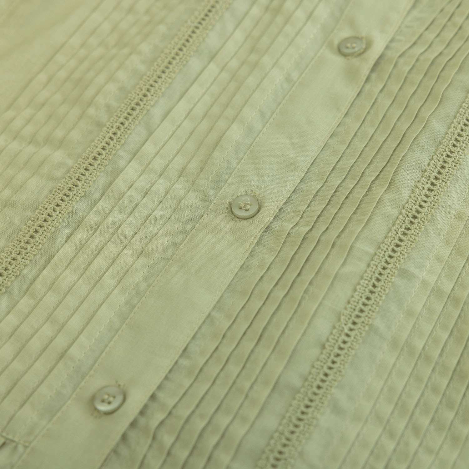 ピンタック＆レース使い前開きワンピース - 画像16