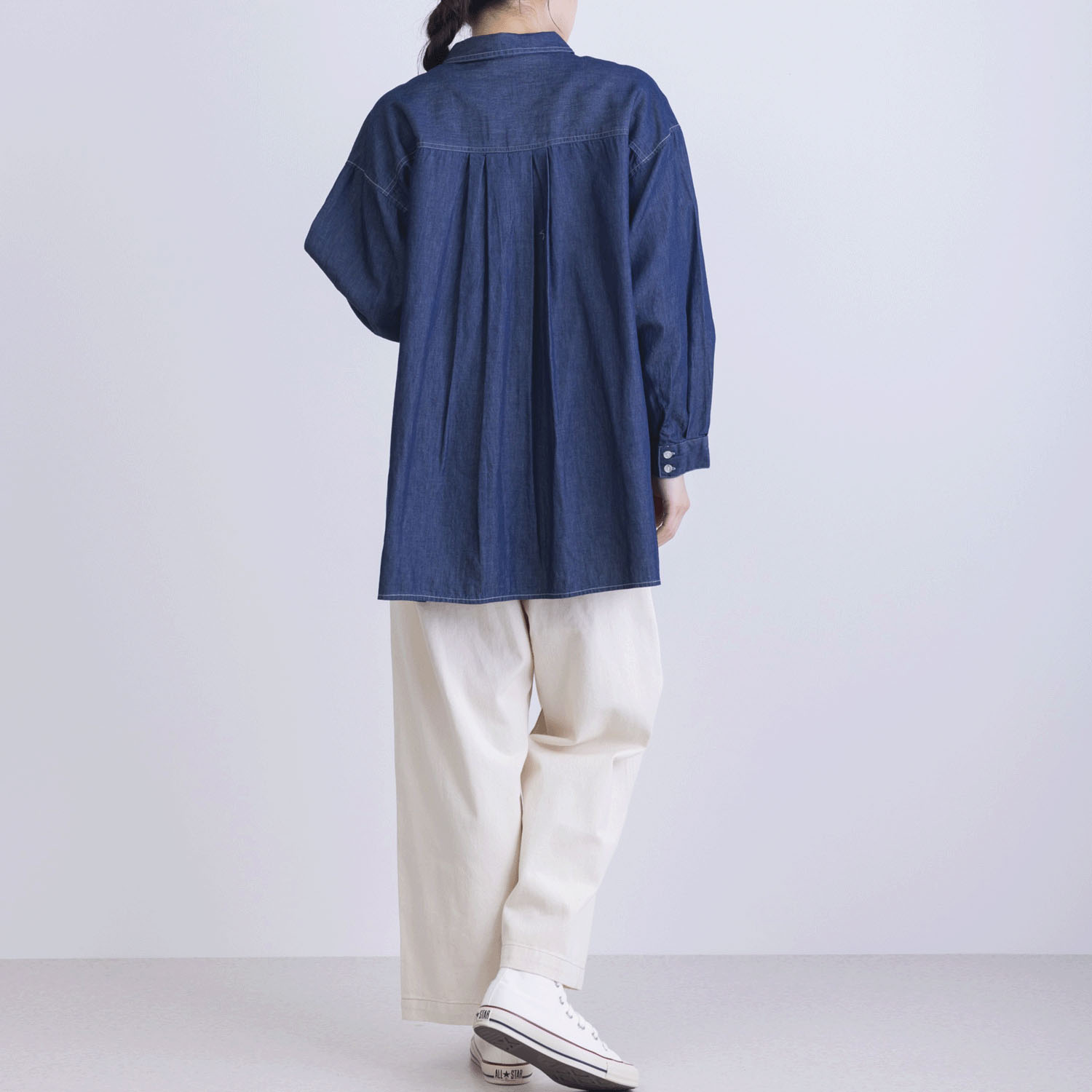デニムシャツブラウス - 画像8