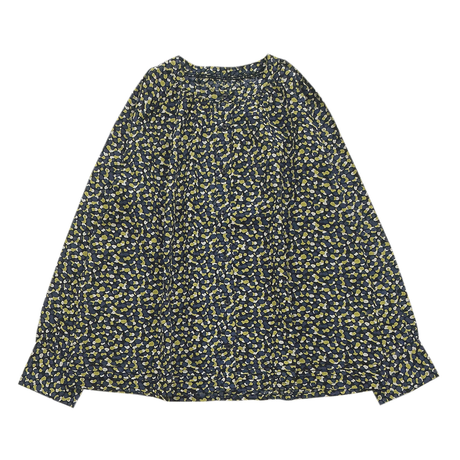 ランダムドットプリント前開きブラウス - 画像20