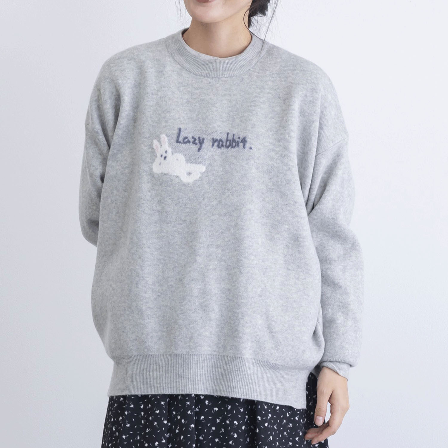 インターシャニットプルオーバー